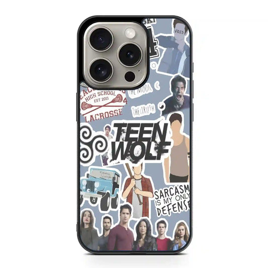 Teen Wolf Colorful iPhone 15 Pro Max Case