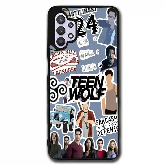 Teen Wolf Colorful Samsung Galaxy A32 5G Case