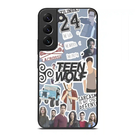 Teen Wolf Colorful Samsung Galaxy S22 Case