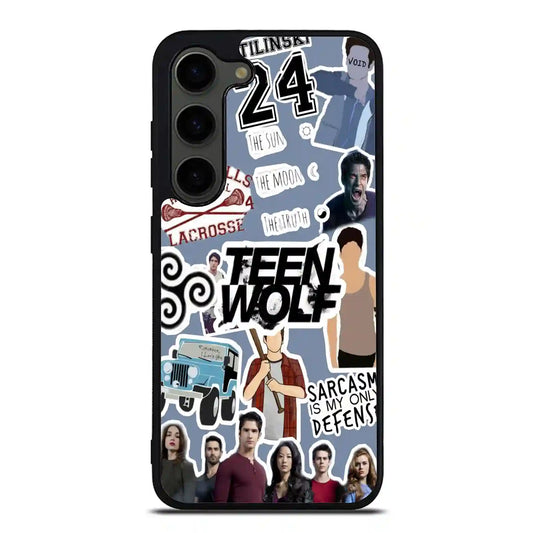 Teen Wolf Colorful Samsung Galaxy S23 Case