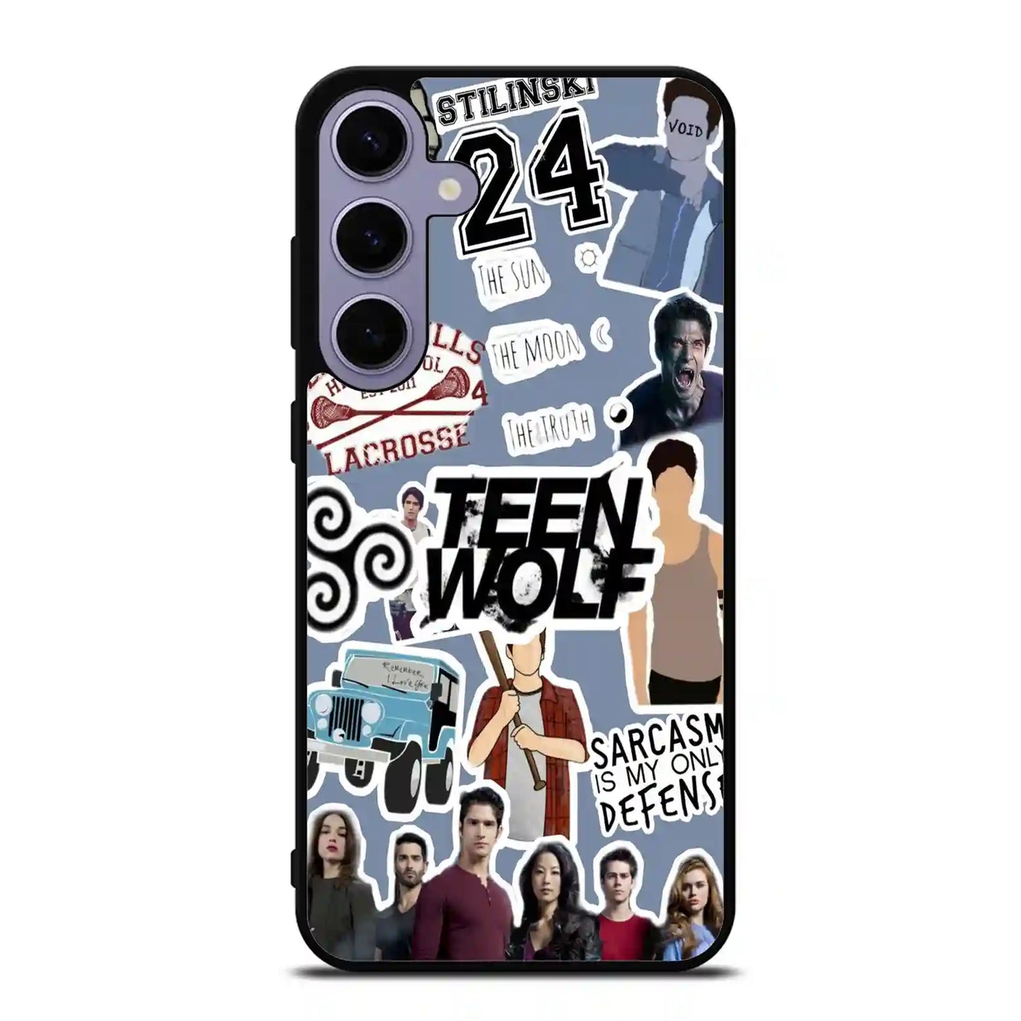 Teen Wolf Colorful Samsung Galaxy S24 Plus Case