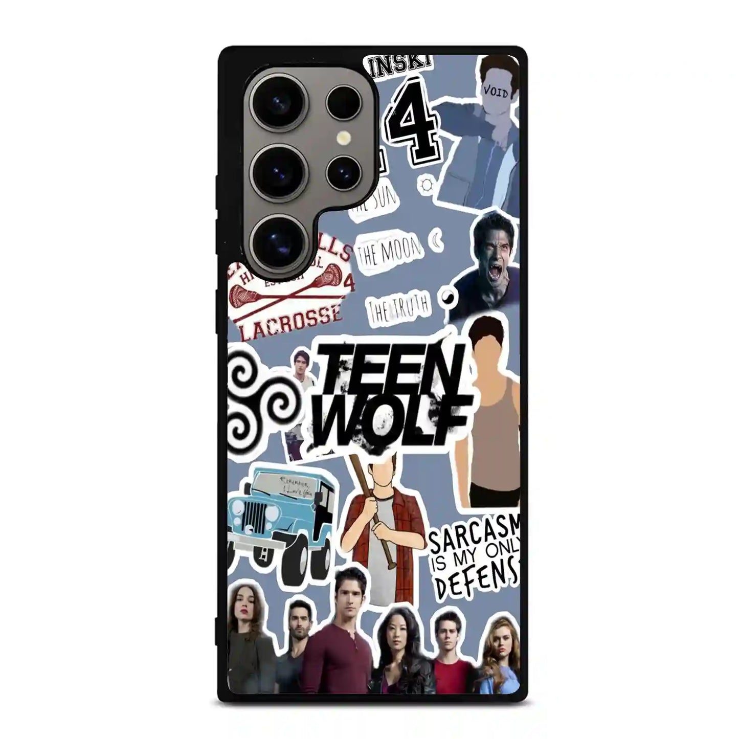 Teen Wolf Colorful Samsung Galaxy S24 Ultra Case