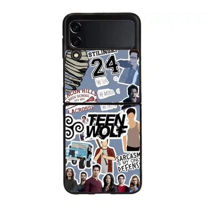 Teen Wolf Colorful Samsung Z4 Flip Case