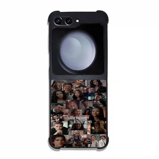 The Vampire Diaries Colorful Samsung Z5 Flip Case