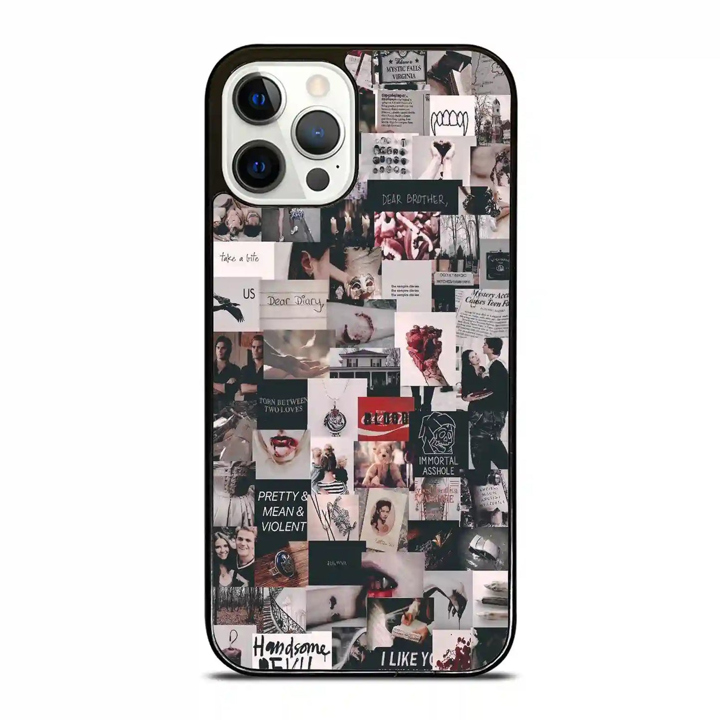 The Vampire Diaries Retro Vintage iPhone 12 Pro Case