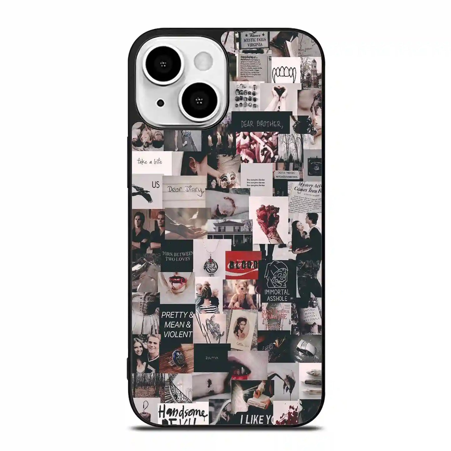 The Vampire Diaries Retro Vintage iPhone 13 Mini Case