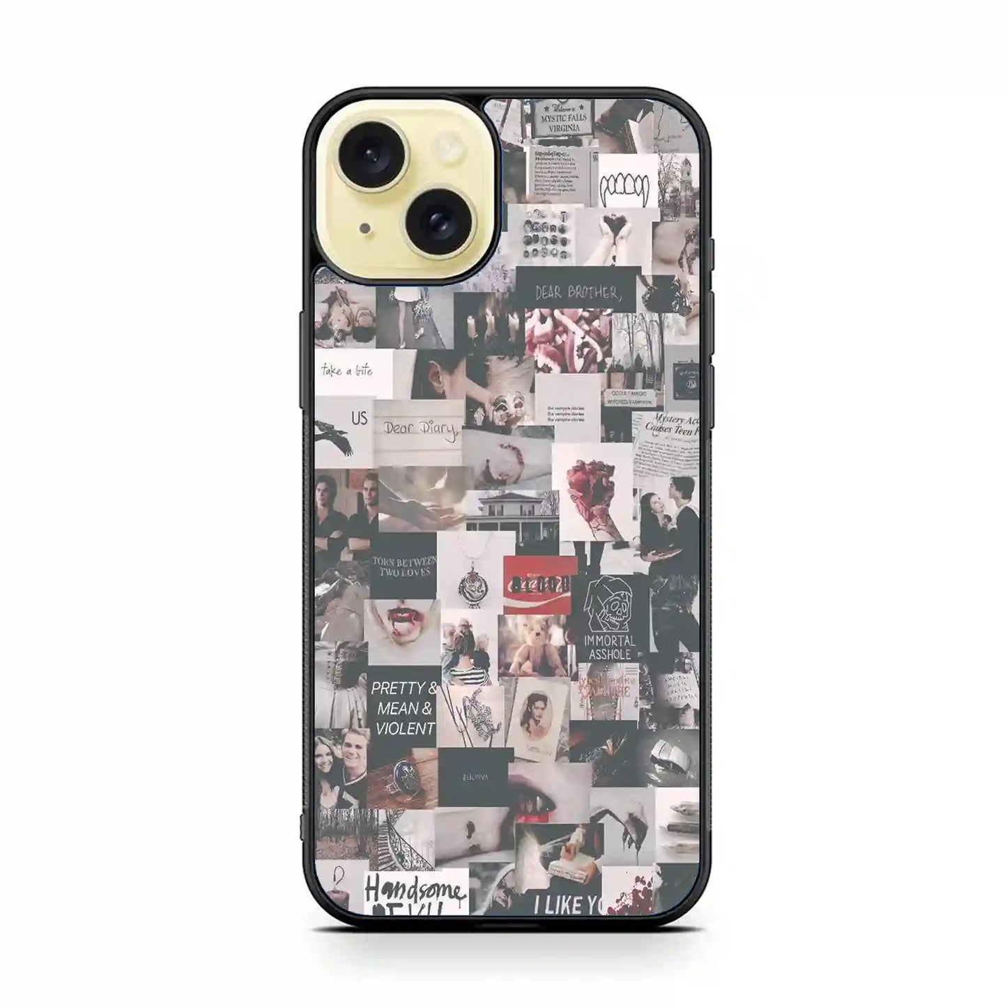 The Vampire Diaries Retro Vintage iPhone 15 Plus Case