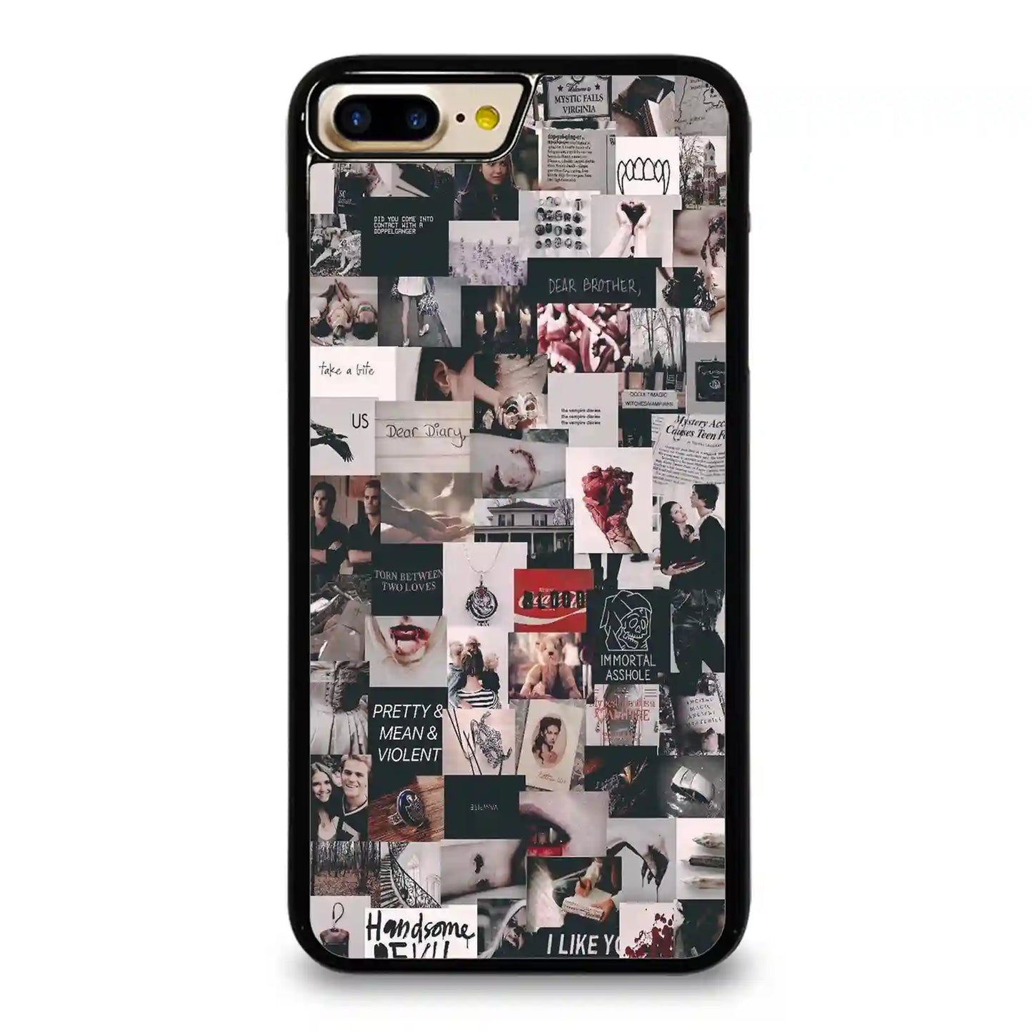 The Vampire Diaries Retro Vintage iPhone 7-8 Plus Case