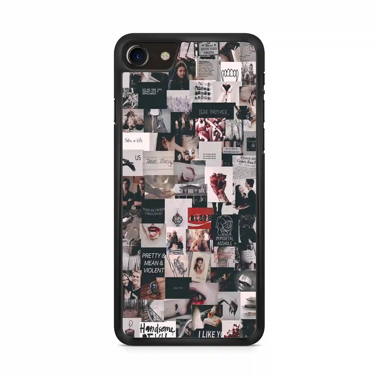 The Vampire Diaries Retro Vintage iPhone SE 2020 Case