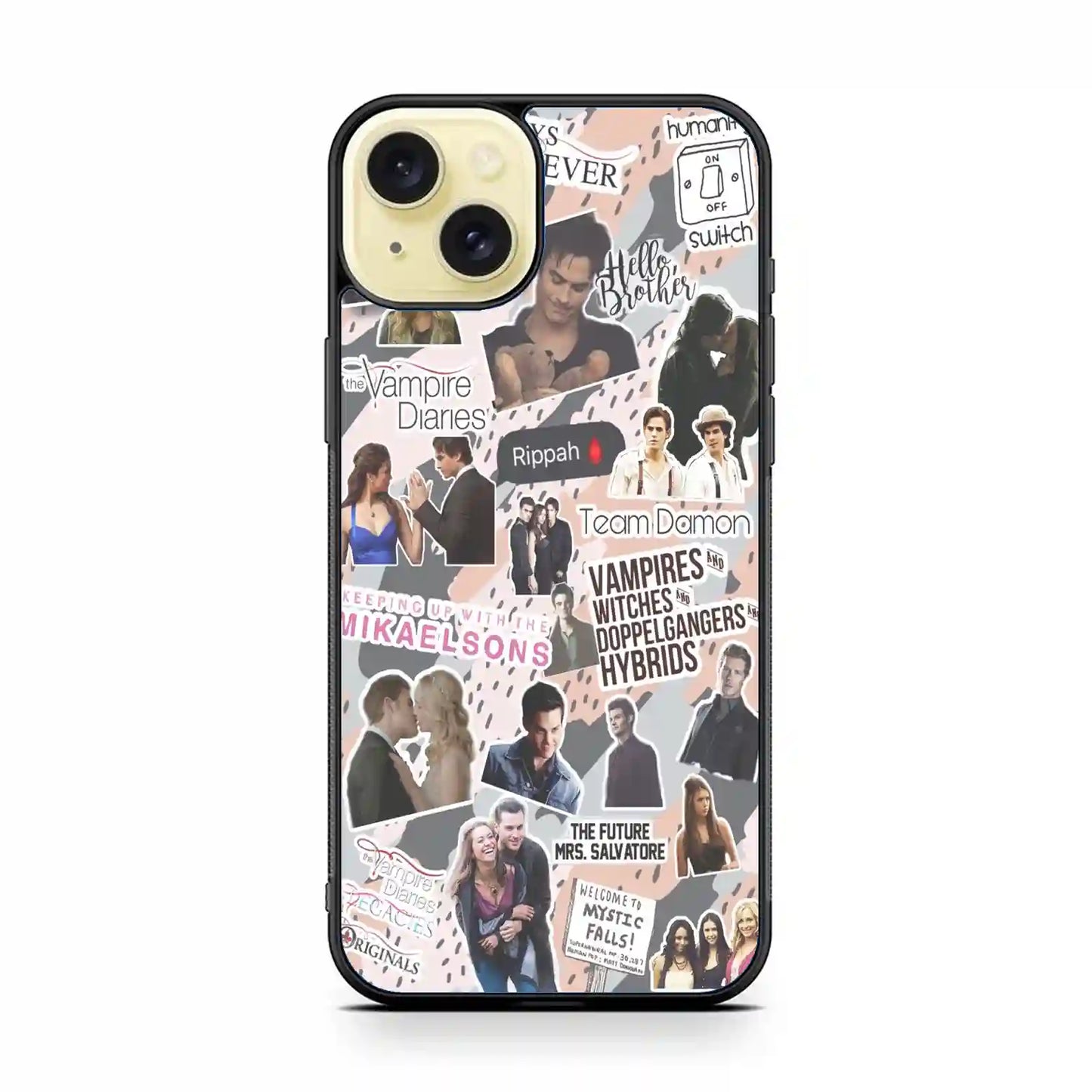 The Vampire Diaries Vintagepersonalized iPhone 15 Plus Case