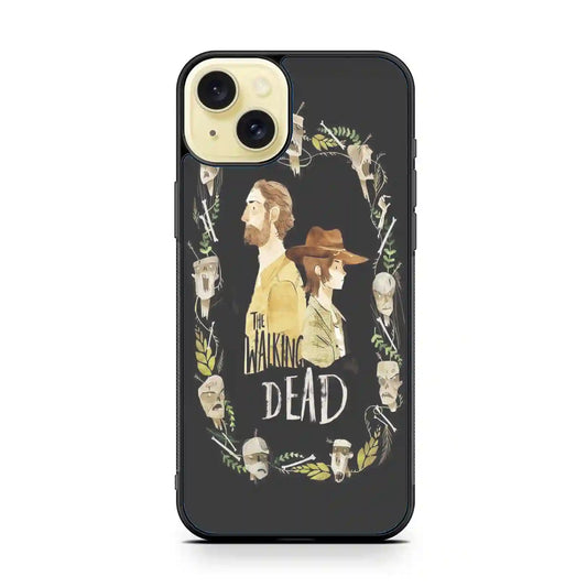 The Walking Dead Colorful iPhone 15 Plus Case