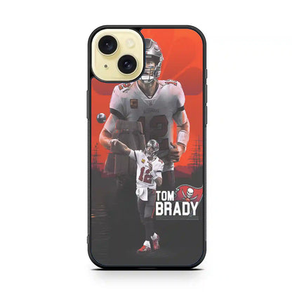 Tom Brady Football Tampa Bay iPhone 15 Plus Case