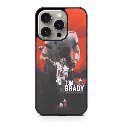 Tom Brady Football Tampa Bay iPhone 15 Pro Max Case