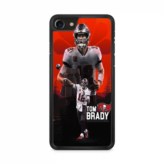 Tom Brady Football Tampa Bay iPhone SE 2020 Case