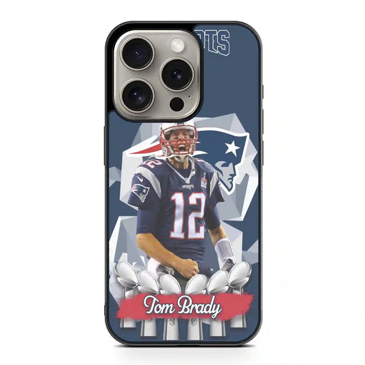 Tom Brady Goat Nfl iPhone 15 Pro Max Case