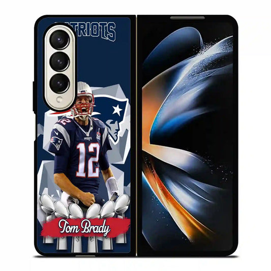 Tom Brady Goat Nfl Samsung Z4 Fold Case