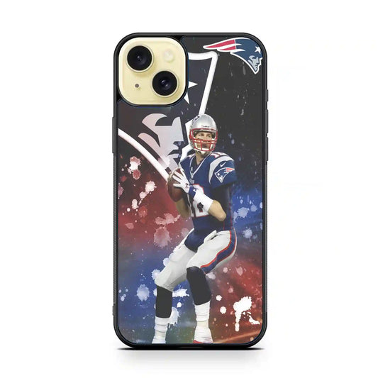 Tom Brady New England iPhone 15 Plus Case