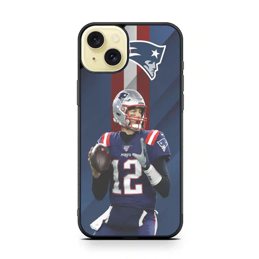 Tom Brady New England Nfl iPhone 15 Plus Case