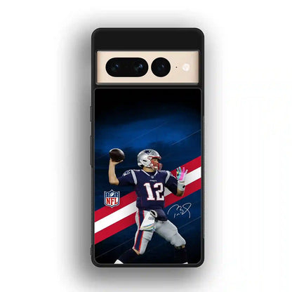 Tom Brady Nfl Logo Google Pixel 7 Pro Case