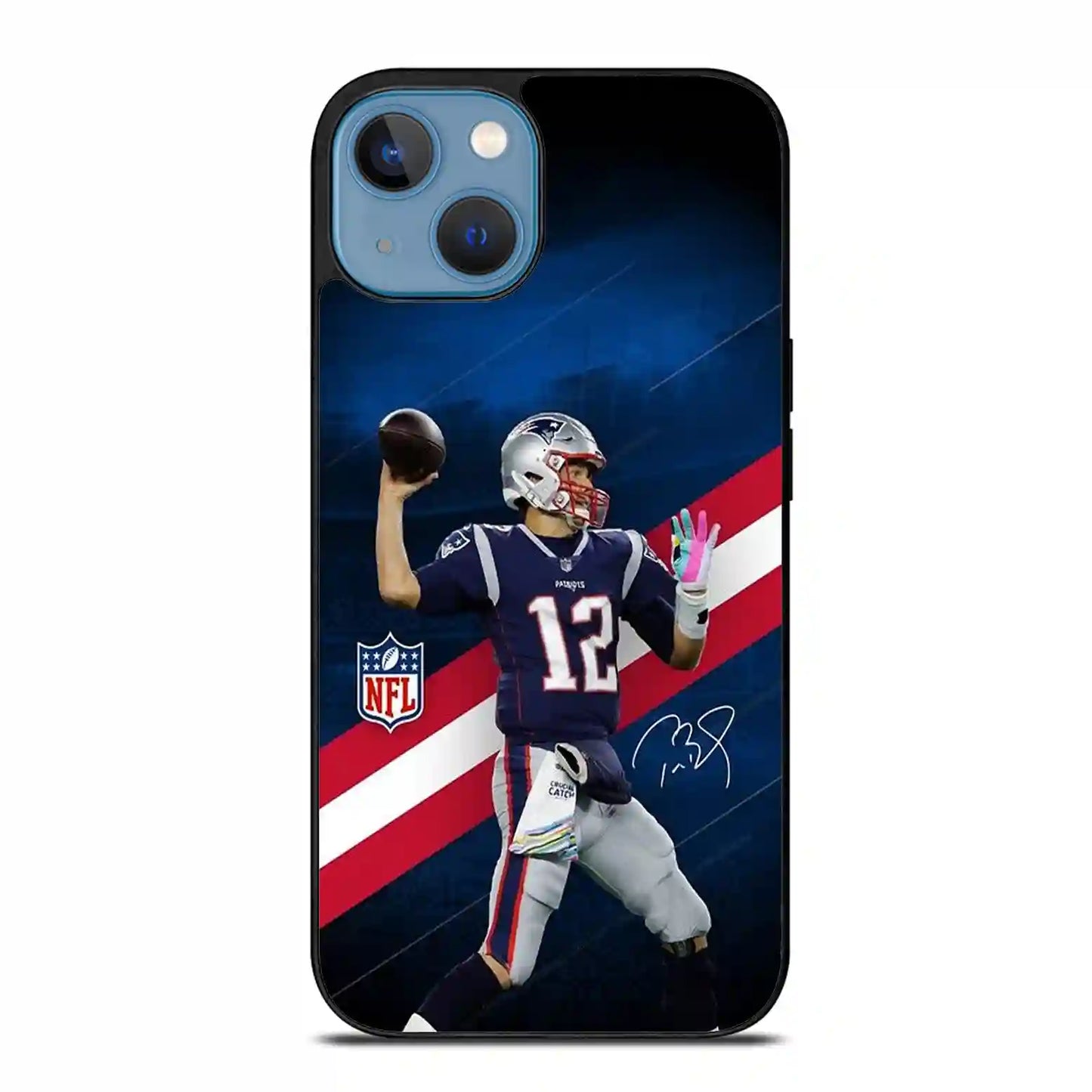 Tom Brady Nfl Logo iPhone 14 Case