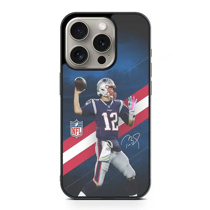 Tom Brady Nfl Logo iPhone 15 Pro Max Case