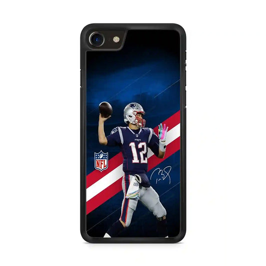 Tom Brady Nfl Logo iPhone SE 2020 Case