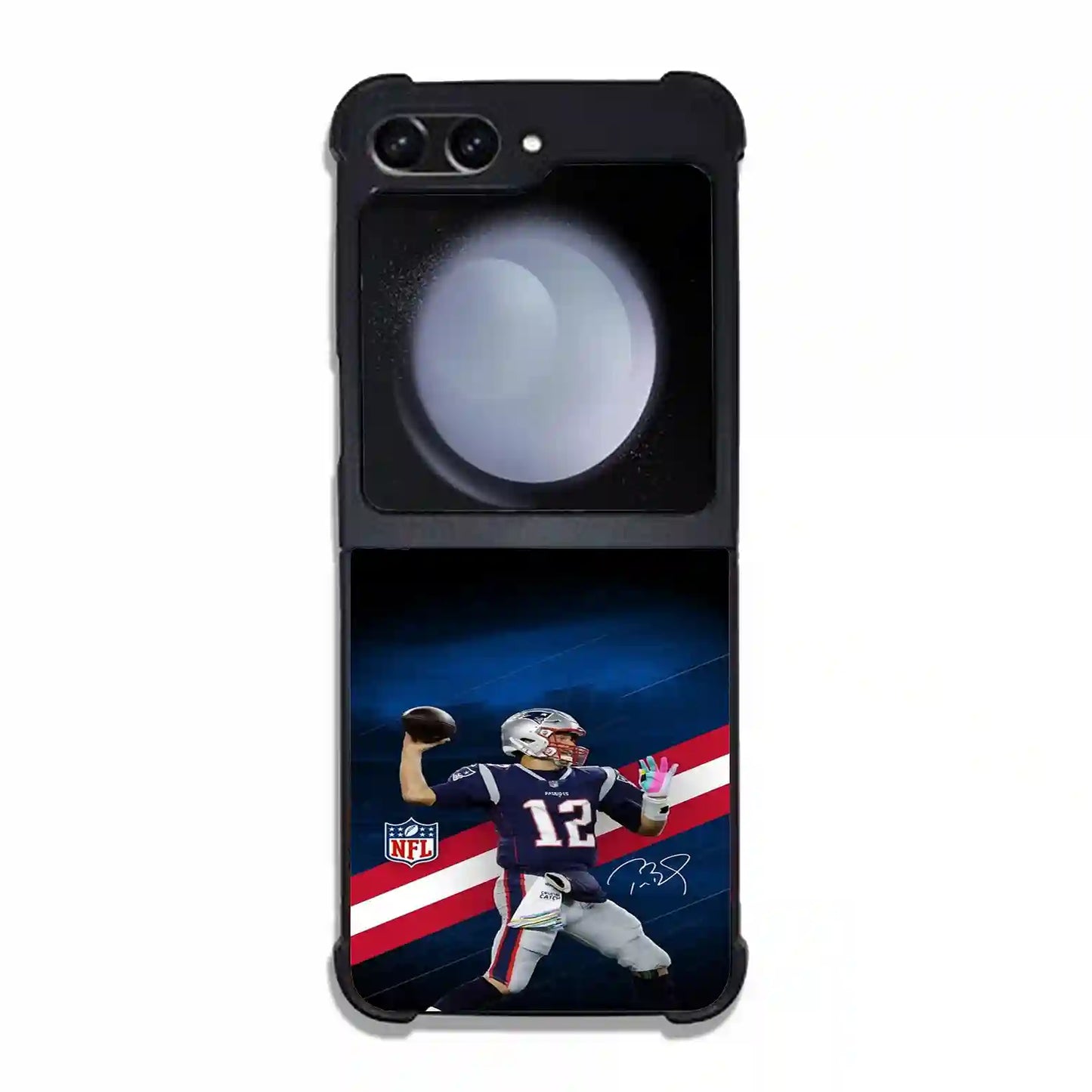 Tom Brady Nfl Logo Samsung Z5 Flip Case