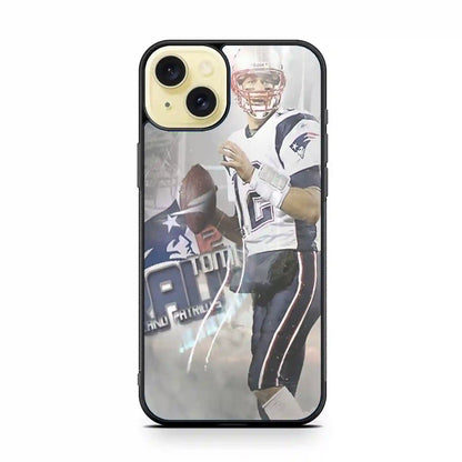 Tom Brady Vintage iPhone 15 Plus Case