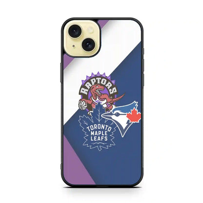 Toronto Raptors Retropersonalized iPhone 15 Plus Case