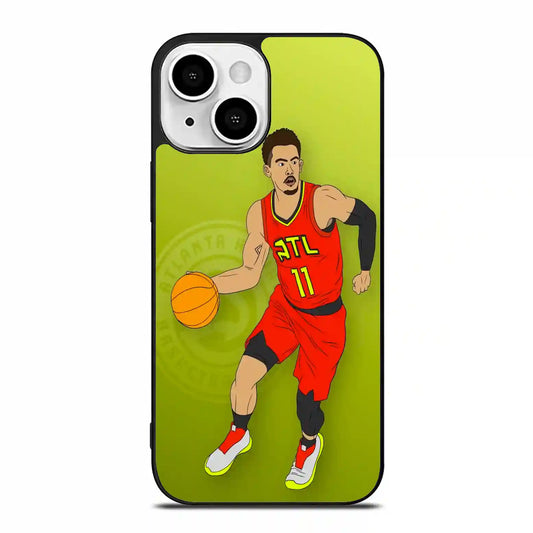 Trae Young Cartoon iPhone 13 Mini Case