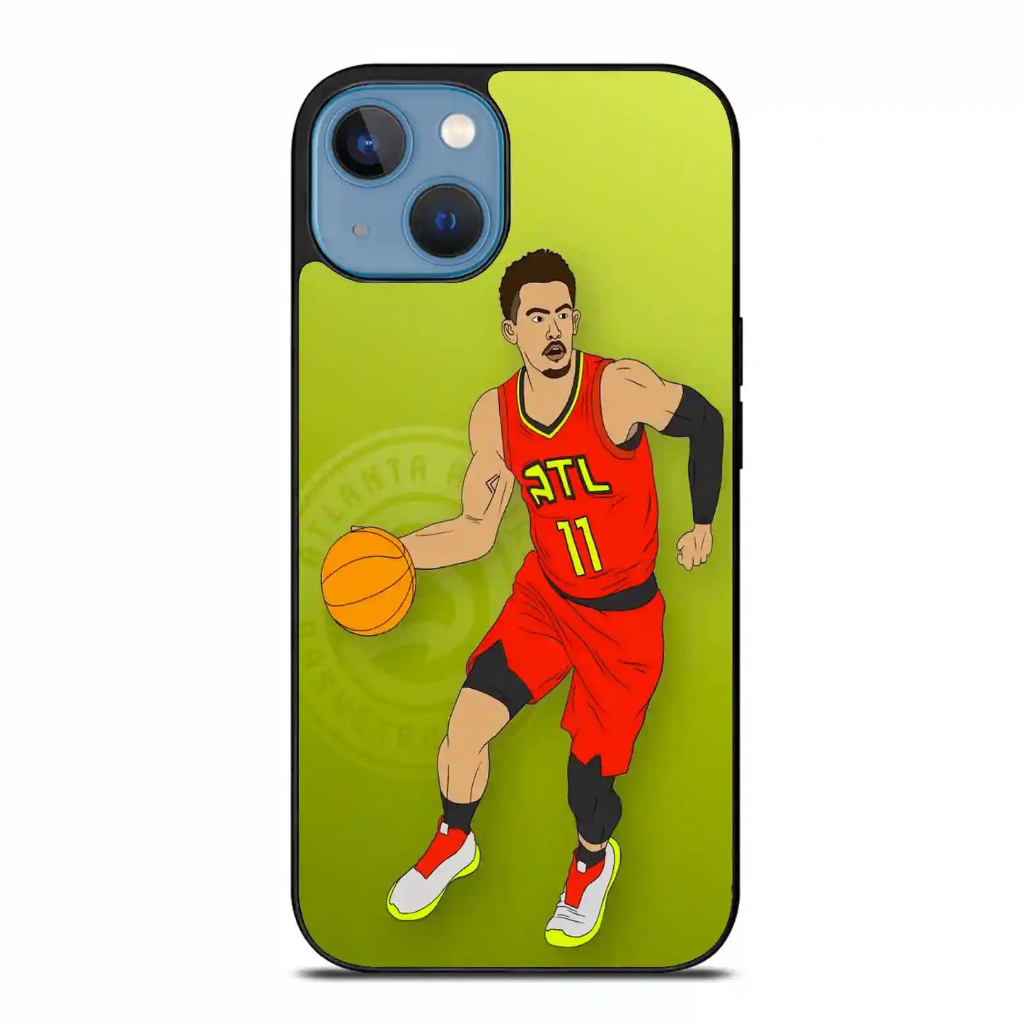 Trae Young Cartoon iPhone 14 Case