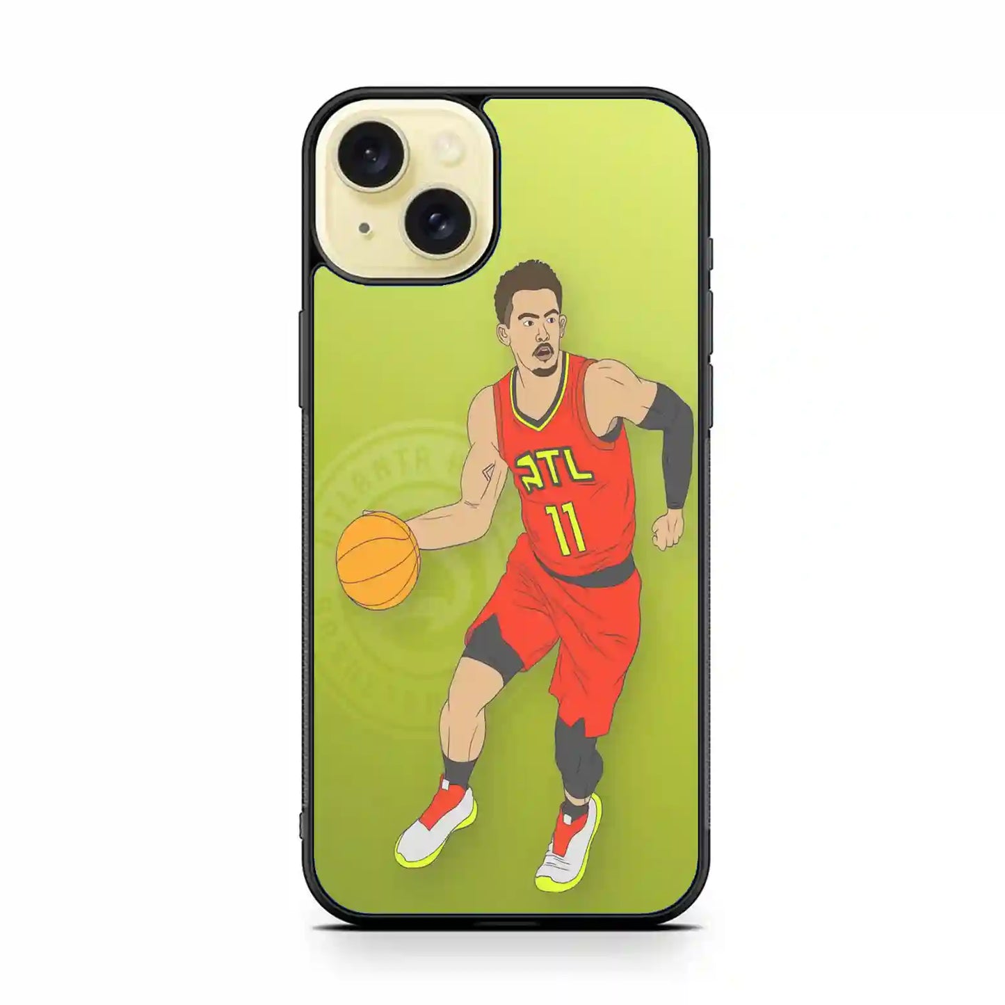 Trae Young Cartoon iPhone 15 Plus Case