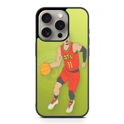 Trae Young Cartoon iPhone 15 Pro Max Case