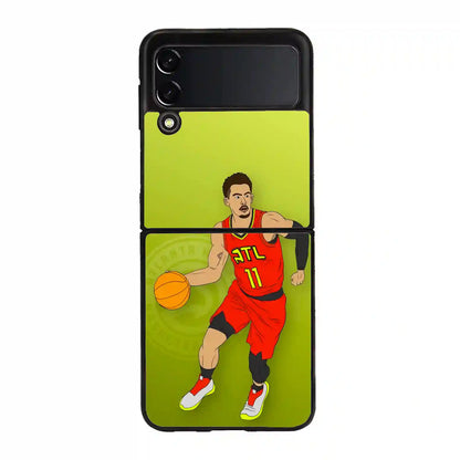 Trae Young Cartoon Samsung Z4 Flip Case