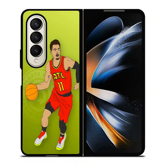 Trae Young Cartoon Samsung Z4 Fold Case