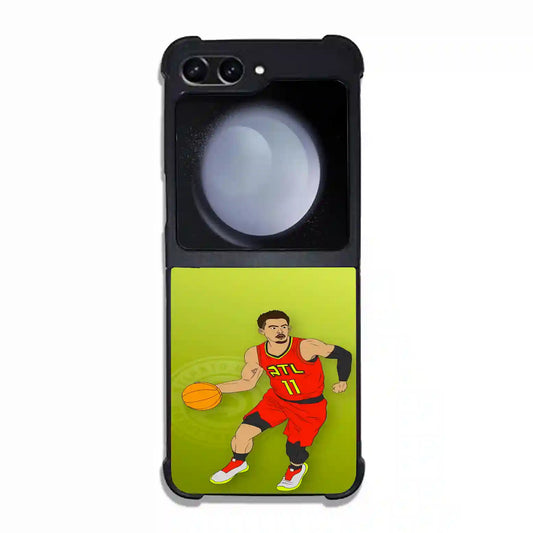 Trae Young Cartoon Samsung Z5 Flip Case