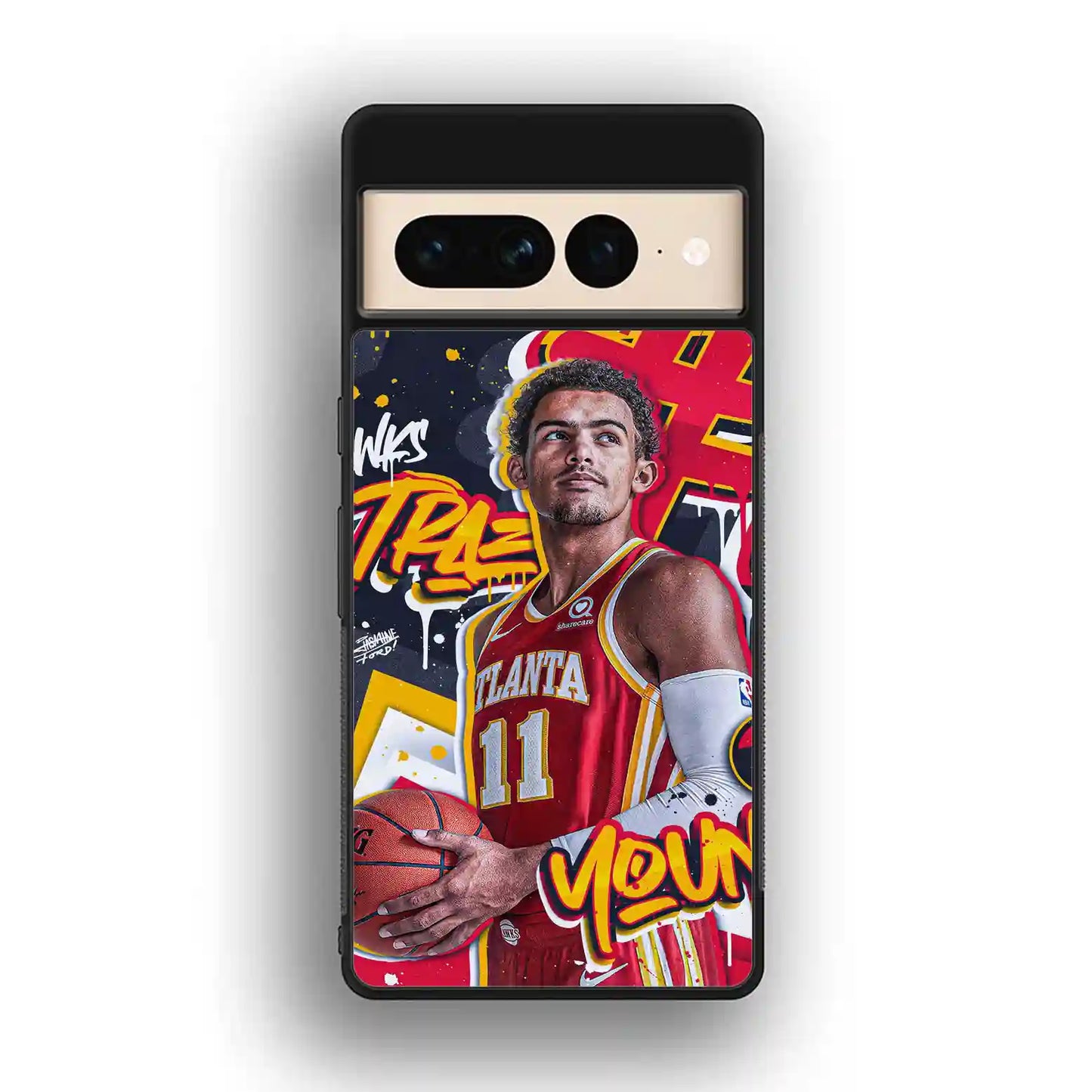 Trae Young Graffity Google Pixel 7 Pro Case