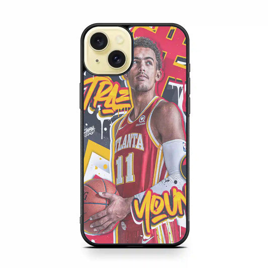 Trae Young Graffity iPhone 15 Plus Case