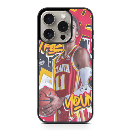 Trae Young Graffity iPhone 15 Pro Max Case