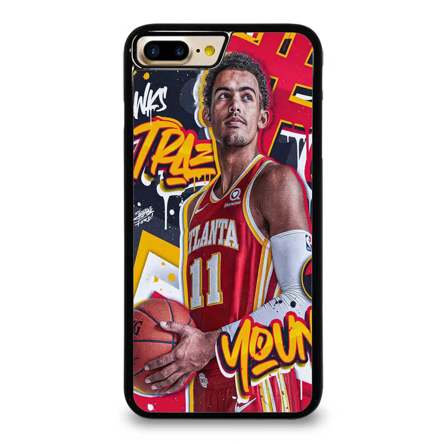 Trae Young Graffity iPhone 7-8 Plus Case