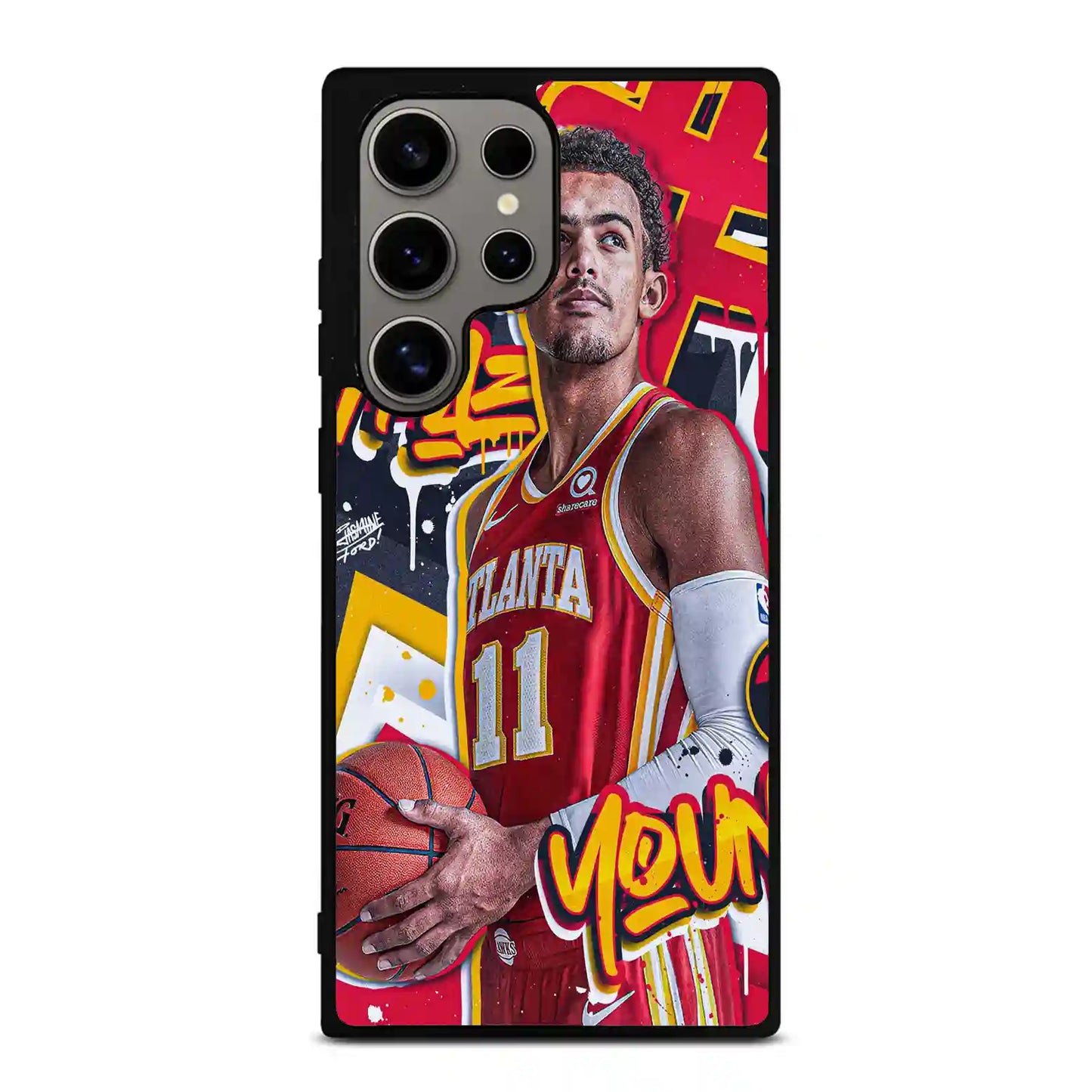 Trae Young Graffity Samsung Galaxy S24 Ultra Case