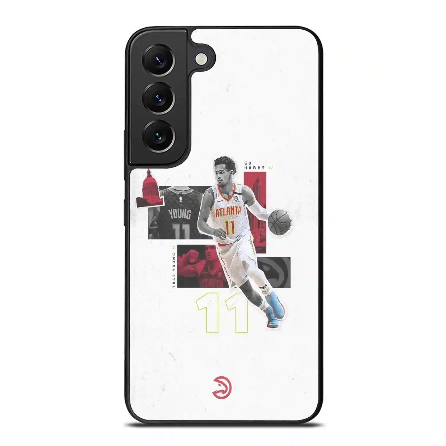 Trae Young Hawks Samsung Galaxy S22 FE Case