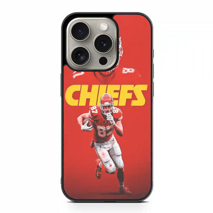 Travis Kelce Chiefs Football iPhone 15 Pro Max Case