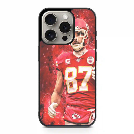 Travis Kelce Chiefs iPhone 15 Pro Max Case