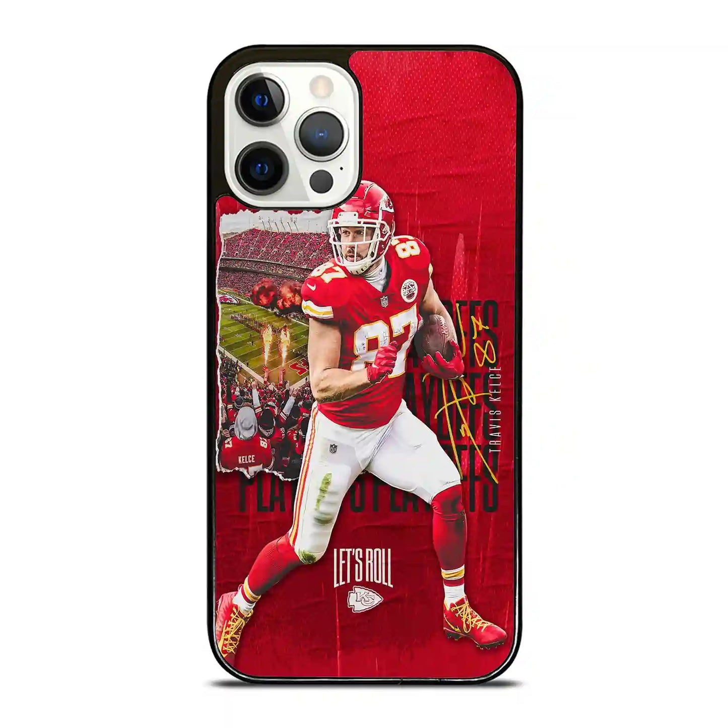 Travis Kelce Lets Roll iPhone 12 Pro Case