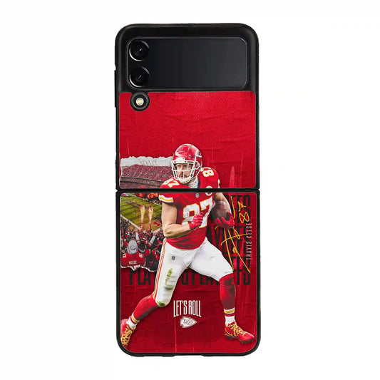 Travis Kelce Lets Roll Samsung Z4 Flip Case