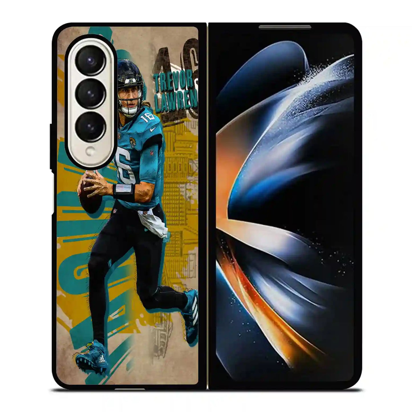 Trevor Lawrence Jaguars Football Nfl Samsung Z4 Fold Case