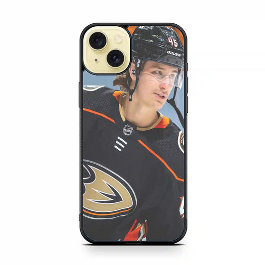 Trevor Zegras Face iPhone 15 Plus Case