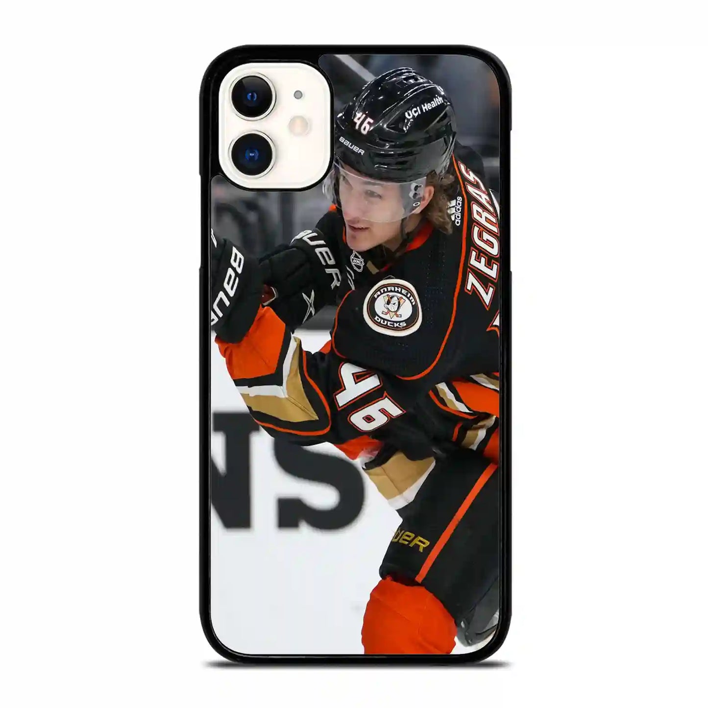 Trevor Zegras Ice Hockey iPhone 11 Case