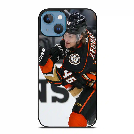 Trevor Zegras Ice Hockey iPhone 14 Plus Case